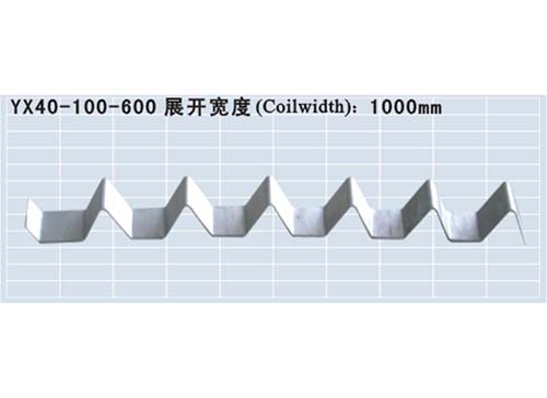 YX40-100-600彩钢板