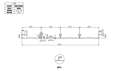 YXB40-200-800闭口楼承板